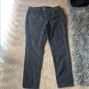 Charcoal black Loft jeans